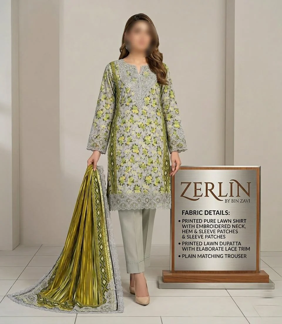 Unstiched Lawn Suit